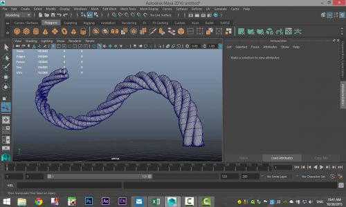 مدلسازی طناب در نرم افزار Maya با زیرنویس فارسی