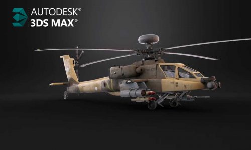 مدلسازی هلیکوپتر آپاچی در 3Ds Max