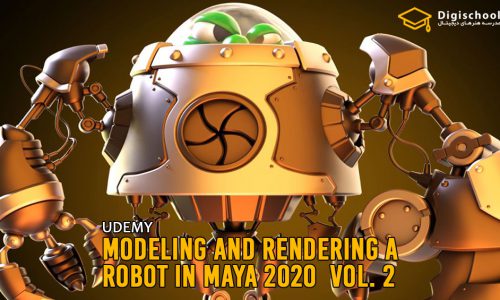 مدلسازی و رندر ربات در Maya 2020 ویرایش دوم