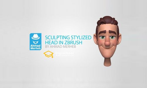 آموزش مجسمه سازی سر کارتونی در Zbrush