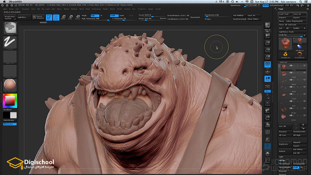 zbrush bundle by luis carrasco download