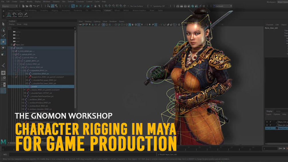 Character-Rigging-in-Maya-for-Game-Production
