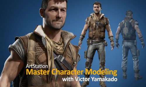 آموزش مدلسازی کاراکتر با Victor Yamakado