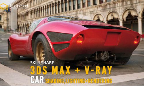 شیدینگ ، نورپردازی و رندر اتومبیل با 3ds Max + V-Ray