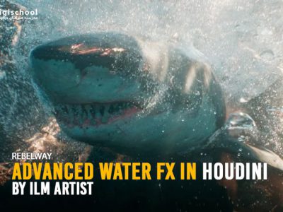 آموزش FX پیشرفته آب در هودینی (Houdini) با هنرمند ILM